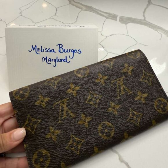 Louis Vuitton Monogram Wallet Flap Coated Canvas Excellent Condition - Picture 2 of 7